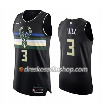 Muški NBA Dres Milwaukee Bucks George Hill 3 Nike 2019-20 Statement Edition Swingman